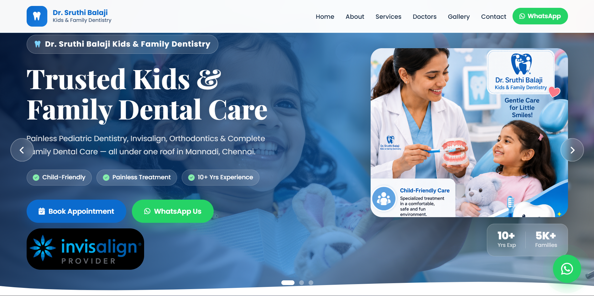 Dr. Sruthi Balaji Dentistry
